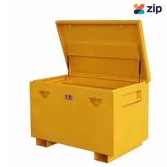 1-11 SITETWOBG Heavy Duty Lockable Yellow Site Box1220Wx760Dx850Hmm