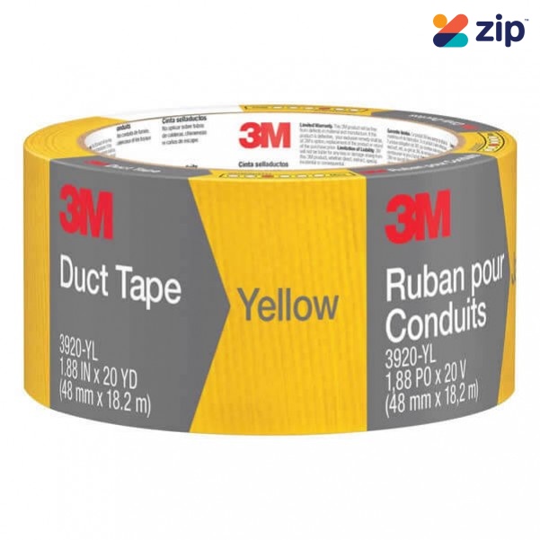3M 3920-YL - 48mm x 18.2m Yellow Duct Tape 70006954641