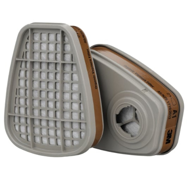 3M UU006790313 (6051) - A1 Organic Vapour Cartridge Filter - Pack of 2