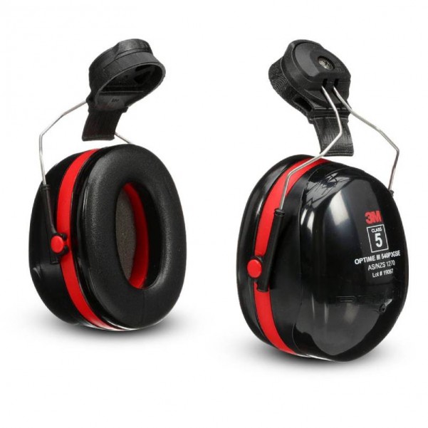 3M 70071730587 (H540P3GS/E) - Peltor Extreme Performance Optime III Helmet Attached Earmuffs Head, Eye & Ear protection