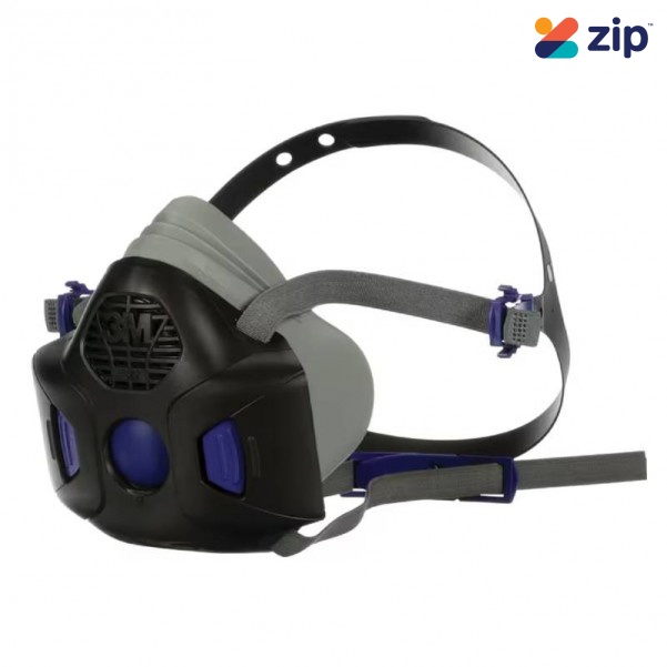 3M UU009622216 - HF-802SD Black M Half Mask Respirator Breathing Apparatus