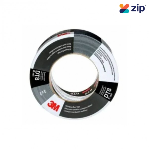 3M UU009628221 - DT8 Black 48mm x 22.9m All Purpose Duct Tape  Paint Tools and Accessories
