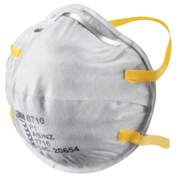 3M WX700900029 - 8710 P1 Cupped Particulate Disposable Respirator Pack of 20 Breathing Apparatus