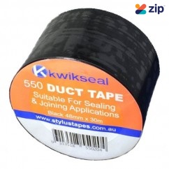 Kwikseal 4417 - 48mm X 30M Black Duct Tape 