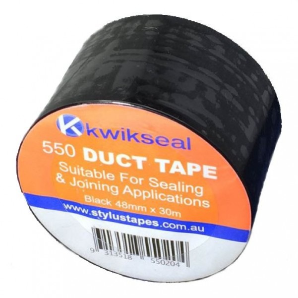 Kwikseal 4417 - 48mm X 30M Black Duct Tape 