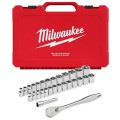 Milwaukee 48229088 - 29 Piece 3/8" SAE/Metric Drive Socket Set