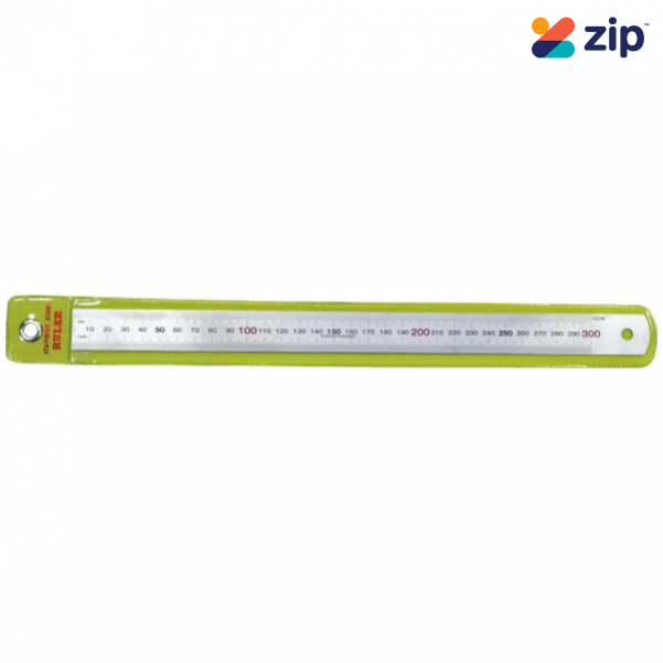 ACCUD AS1030 - 12" (300MM) Hard Chrome Matt Finish Stainless Ruler