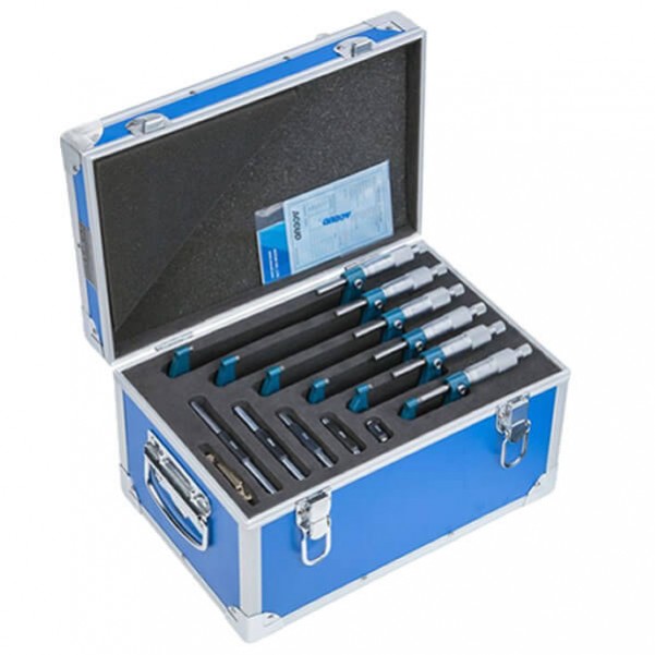 Accud AC-321-006-06 - 150mm Metric Micrometer 6 Piece Set Hand Tools