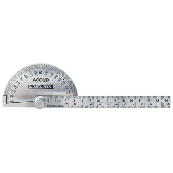 ACCUD AC-811-180-11 - 145 mm / 180° Combination Angle Finder Angle Measurers ACCUD AC-811-180-11 - 145 mm / 180° Combination Angle Finder Angle Measurers