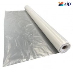 C & L QBFCL2100100 - 2m x 100m x 100um Clear Polythene Builders Film