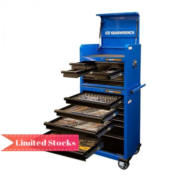 GearWrench 33333 - 234 Piece 26" Blue Tool Chest & Trolley