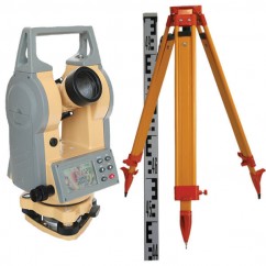 AsEDT-10-Kit - Electronic Theodolite with Tripod and Staff Theodolites