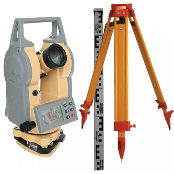 Astor DT-10-Kit - Electronic Theodolite with Tripod and Staff Theodolites