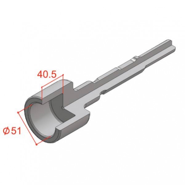 Action 22614200 - 50 x 200mm Star Picket Driver Bit For 30mm HEX Chucks Accessories