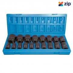 Action 600401801 - 18 Piece 3/4 Drive 6-Point Imperial Standard Impact Socket Set