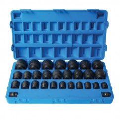 Action 600402902 - 29 Piece 3/4 Drive 6-Point Imperial Standard Impact Socket Set