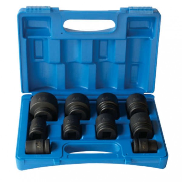 Action 601401002 - 10 Piece 3/4 Drive 6-Point Metric Standard Impact Socket Set