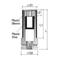 Action 61126021 - 21mm Metric 1/2" Drive 6-Point Wheel Nut Impact Socket