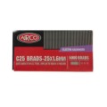 Airco C25 - 25mm x 1.60mm Electro Galvanised Brads BC16250