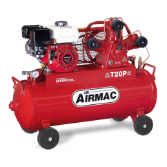 Glenco Airmac T20P-100L - 17.3cfm 100l 3 Cyl Tank Petrol Air Compressor