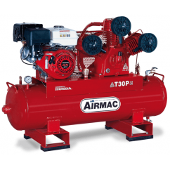Glenco Airmac T30P - 30cfm 125L 9HP Petrol Air Compressor