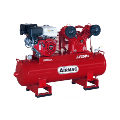 Glenco Airmac V25P - 22.4cfm 9hp 125L Petrol Compressor