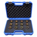 Alco ALCK12-DIEKIT - 12 Piece 12 Ton Copper Die Kit For Hexagonal Crimping Crimpers and Presses