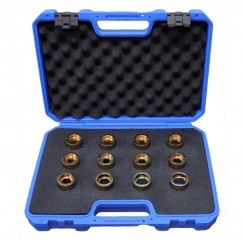 Alco ALCK12-DIEKIT - 12 Piece 12 Ton Copper Die Kit For Hexagonal Crimping