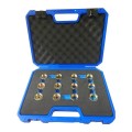 Alco ALCK6-DIEKIT - 12 Piece 6 Ton Copper Die Kit For Hexagonal Crimping Press Tools