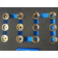 Alco ALCK6-DIEKIT - 12 Piece 6 Ton Copper Die Kit For Hexagonal Crimping Press Tools