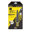 Alpha SM3STDSD-B - 3 Piece | Alpha Onsite Step Cutter Tuffbox Pro Drill Set | Bonus 120ml Lubricant Threading Equipment