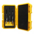 Alpha SM3STDSD-B - 3 Piece | Alpha Onsite Step Cutter Tuffbox Pro Drill Set | Bonus 120ml Lubricant Threading Equipment