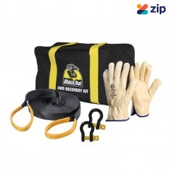 Black Rat 342304BHK - 4WD Nylon Heavy Duty Recovery (Snatch-em) Strap Kit