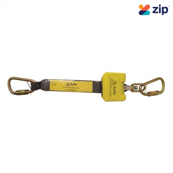 B-Safe BL05332.5 - 100KG 2.5M Twist Lock Karabiners Retractable Lanyard Other Safety Apparel
