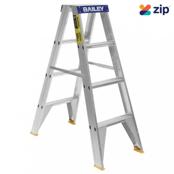 Bailey FS13386 - 1.2m 150kg Professional Punchlock Double Sided Aluminium Step Ladder