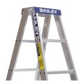 Bailey FS13386 - 1.2m 150kg Professional Punchlock Double Sided Aluminium Step Ladder