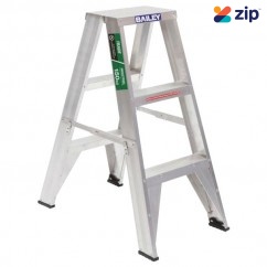 Bailey FS13428 - 0.9m Trade DS3 150kg Aluminium Riveted Double Sided Step Ladder