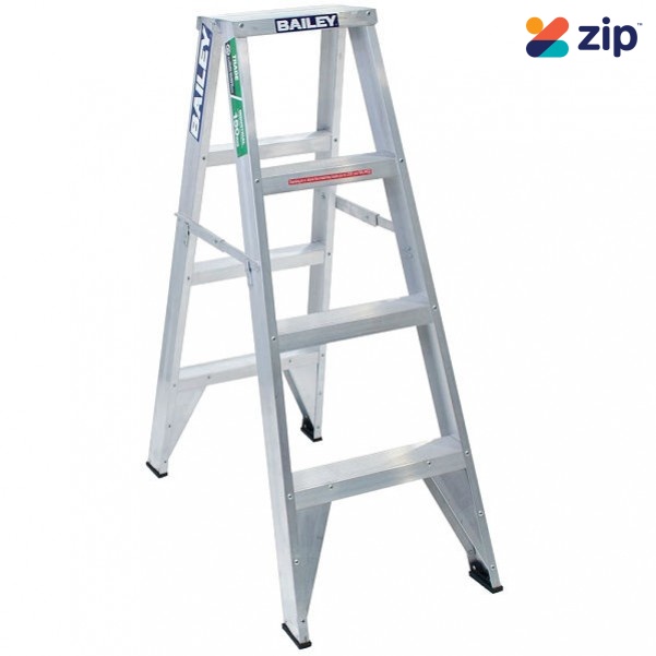 Bailey FS13429 - 1.2m Trade Aluminium DS4 150kg Riveted Double Sided Step Ladder