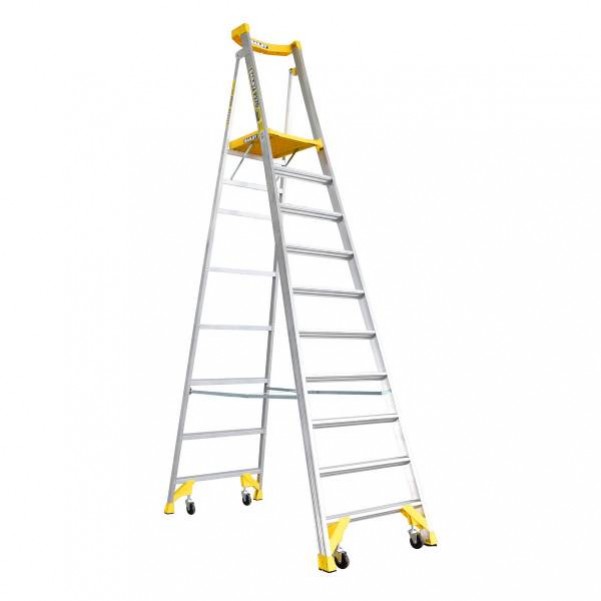 Bailey FS13544 - 2.91m Aluminium Pro AL P170 170kg 10 Job Station Platform Step Ladder