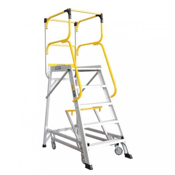 Bailey FS13593 - 3.3m 200kg Ladderweld Aluminium 5 Step Access Platform Ladder