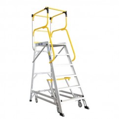 Bailey FS13594 - 3.6m 200kg Ladderweld Aluminium Access Platform Ladder