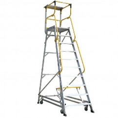 Bailey FS13597 - 4.7m 200kg Ladderweld Aluminium Access Platform Ladder