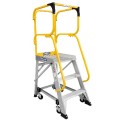 Bailey FS13874 - 2.82m 150kg MK3 Aluminum 3 Step Order Picking Platform