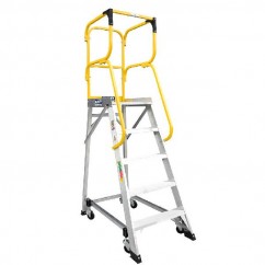 Bailey FS13876 - 3.38m 150kg MK3 Aluminum 5 Step Order Picking Platform