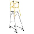 Bailey FS13877 - 3.65m 150kg MK3 Aluminium 6 Step Order Picking Platform