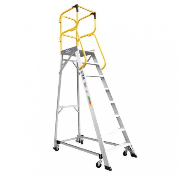 Bailey FS13879 - 4.2m150kg MK3 Aluminum 8 Step Order Picking Platform