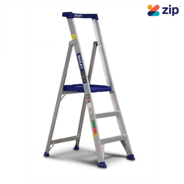 Bailey FS14066 - 3 Step 150kg Aluminum Platform Step Ladder Platform Ladders & Order Pickers