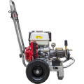 BAR 4013C-HES - 4000PSI 13hp Honda Petrol Electric Start Pressure Cleaner - Stainless Steel Trolley