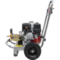 BAR 4013C-HES - 4000PSI 13hp Honda Petrol Electric Start Pressure Cleaner - Stainless Steel Trolley