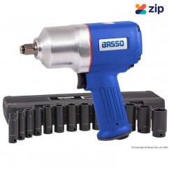 BASSO BIT260M1KM - 1/2" Impact Wrench Metric Socket Set Combo Deal